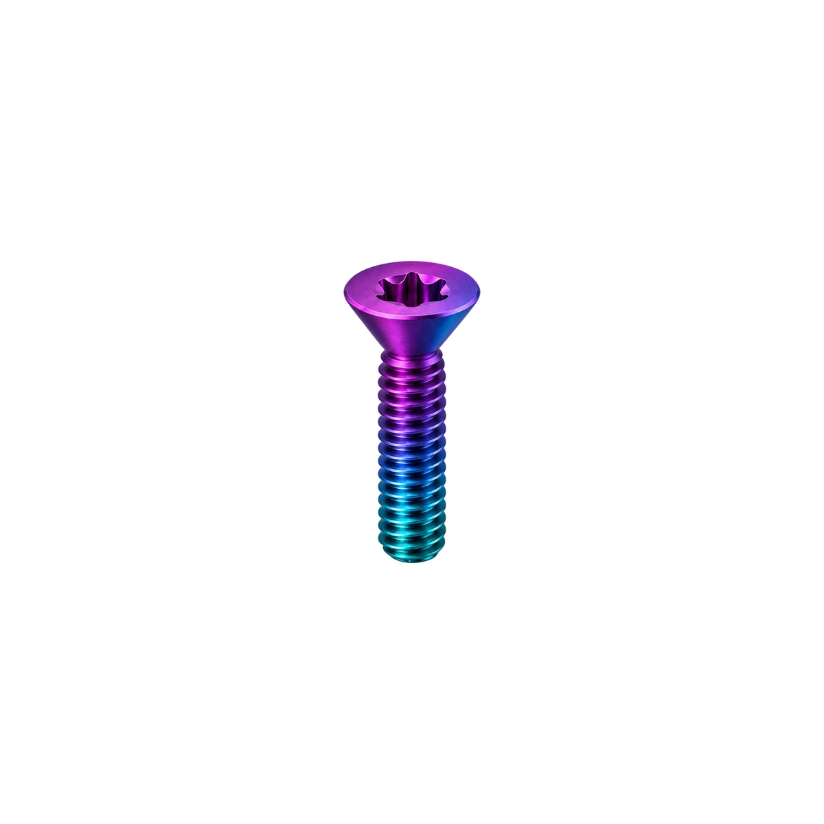 Titanium Fox Geared Cam Retaining Bolt — Candy Matte