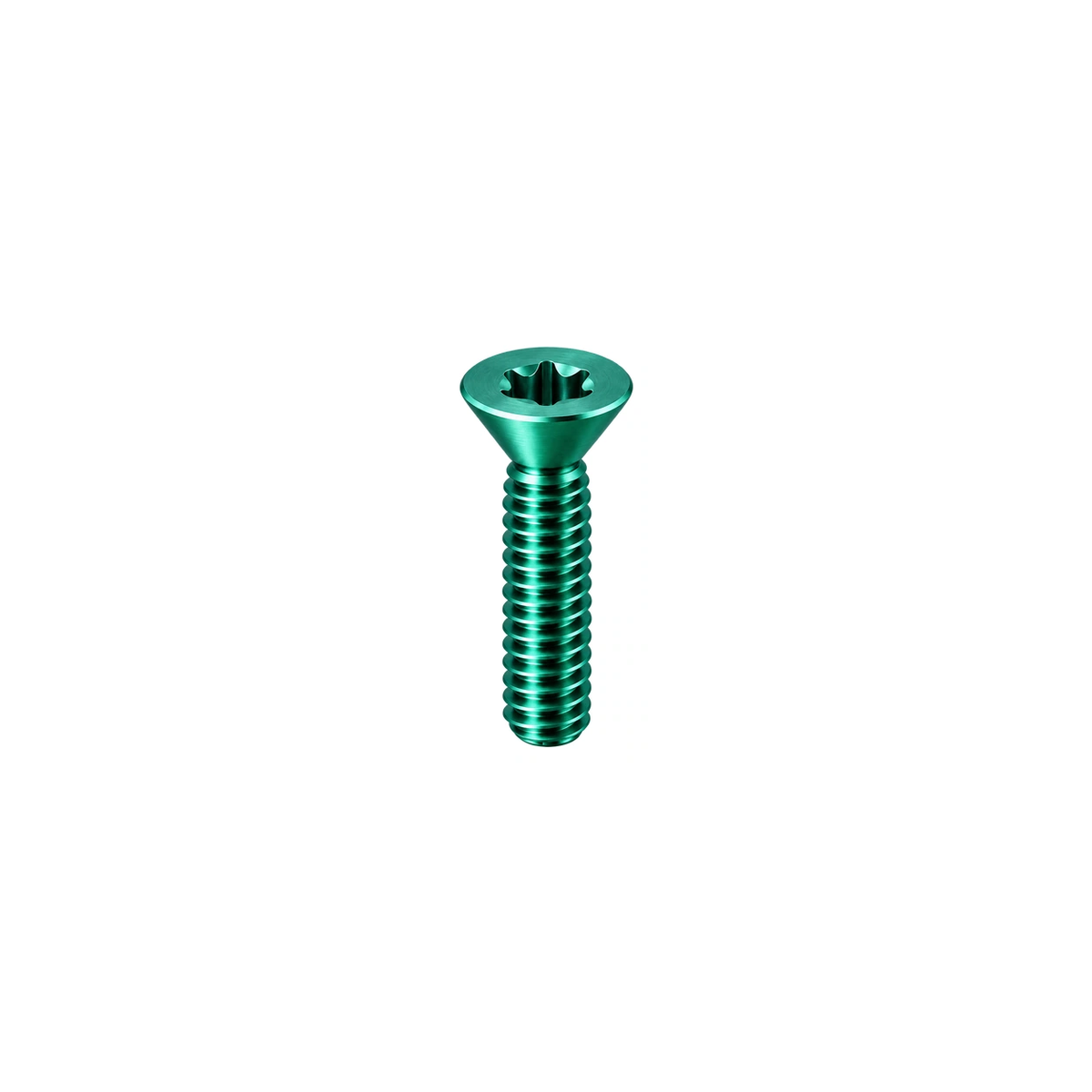 Titanium Fox Geared Cam Retaining Bolt — Green