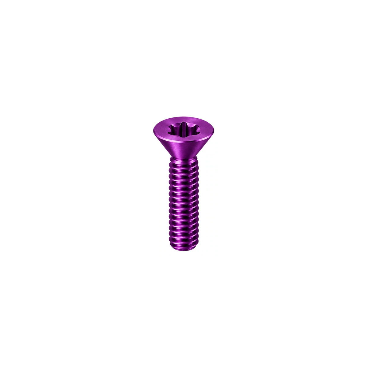 Titanium Fox Geared Cam Retaining Bolt — Purple