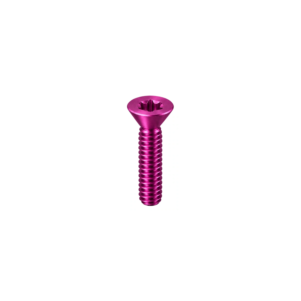 Titanium Fox Geared Cam Retaining Bolt — Magenta