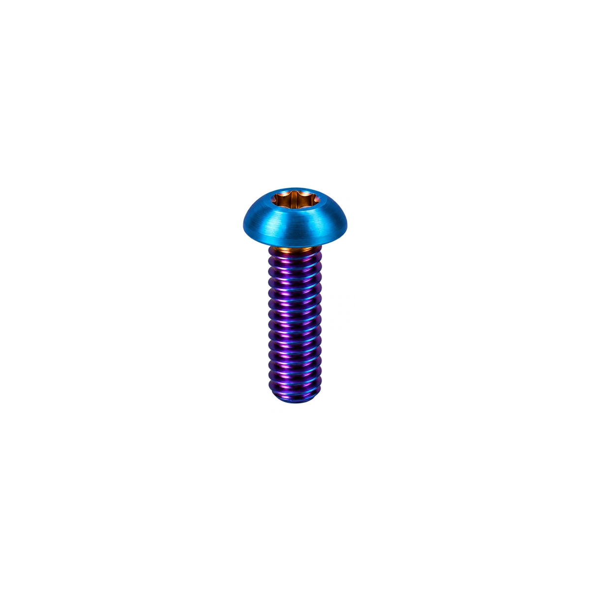 Titanium Fox 40 / 49 Fork Pinch Bolts — Burnt Blue