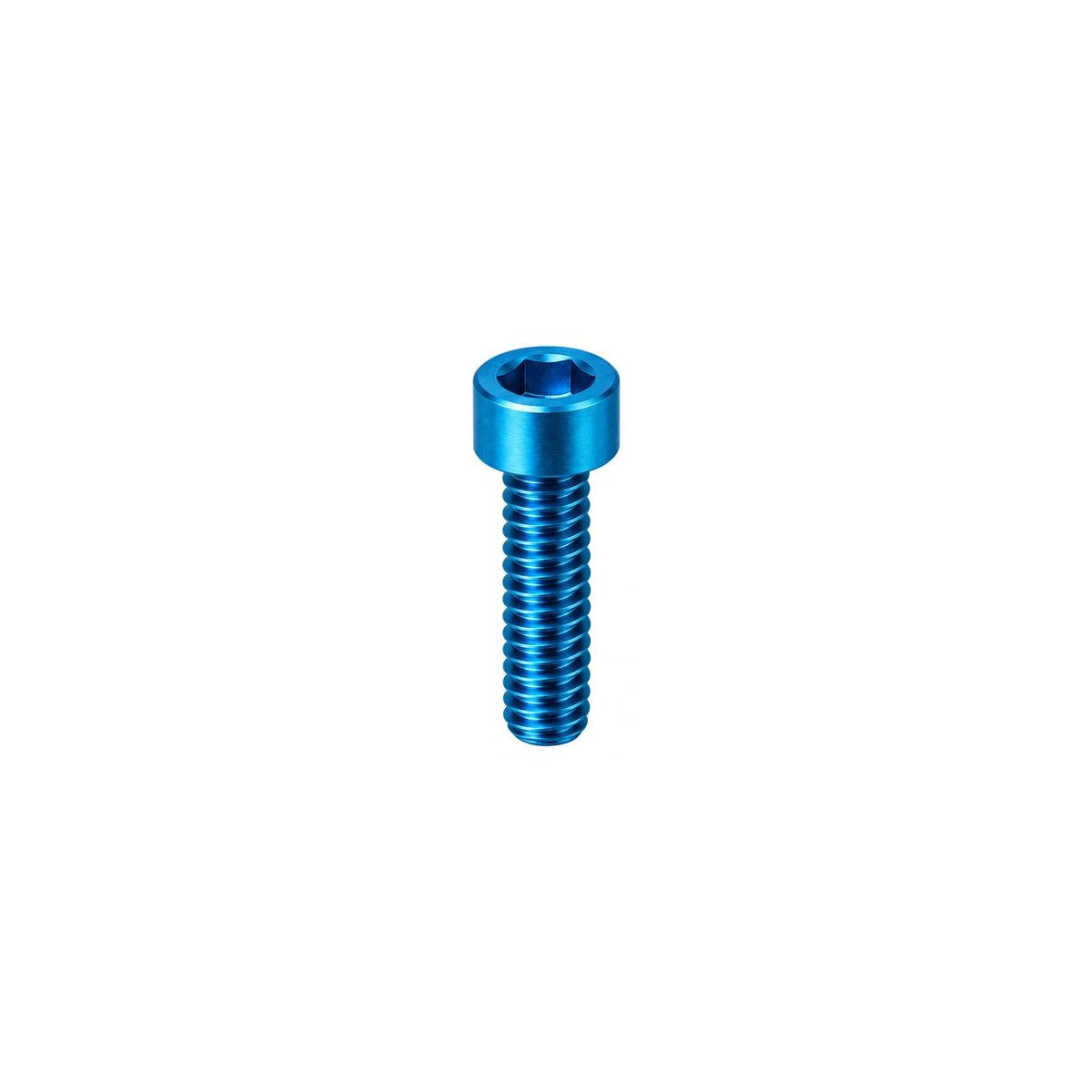 Titanium Transition Seat Collar Bolt — Aqua Blue