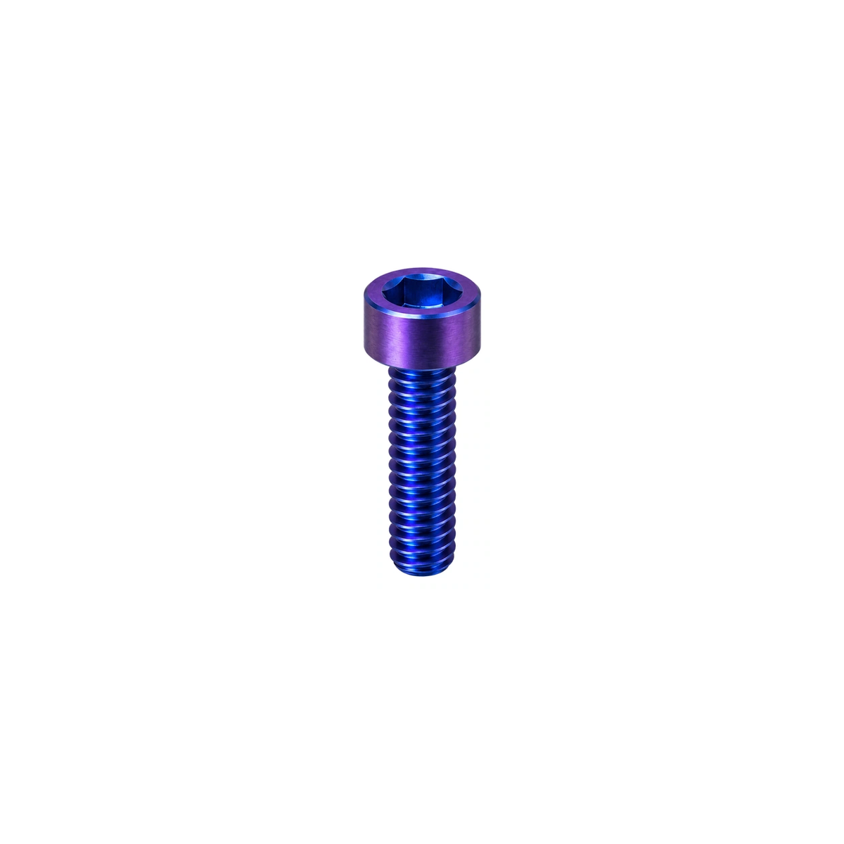 Titanium Transition Seat Collar Bolt — Blue Purple