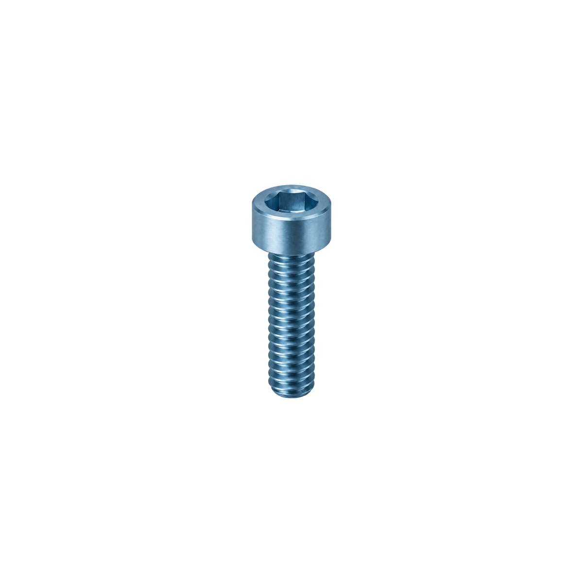 Titanium Transition Seat Collar Bolt — Ice Blue