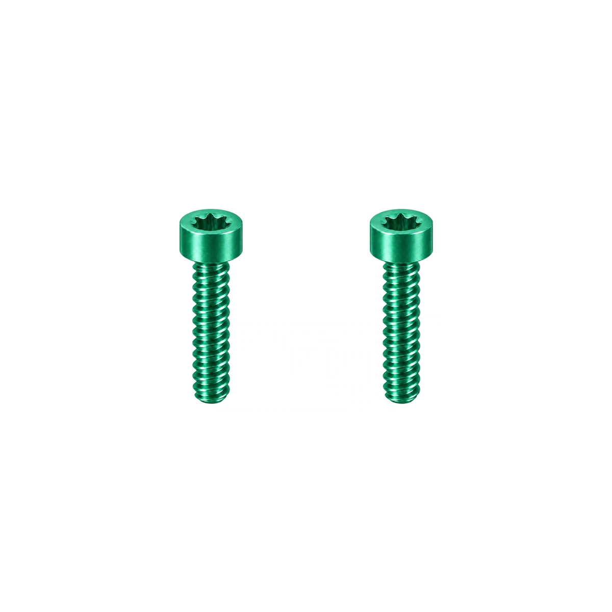 Titanium Magura Brake Lever Bolts — Green