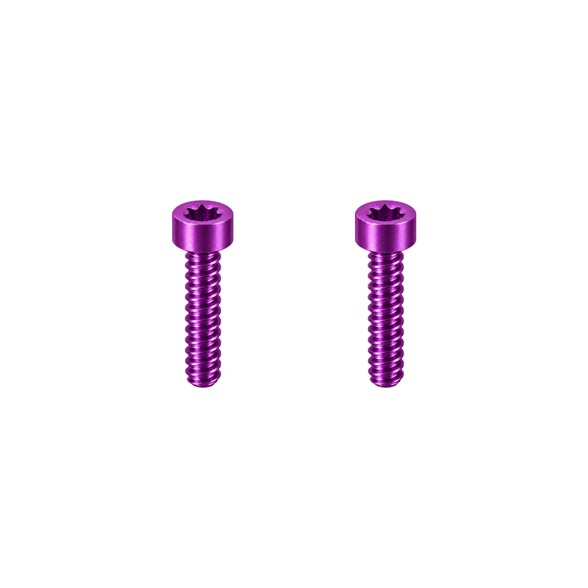 Titanium Magura Brake Lever Bolts — Purple