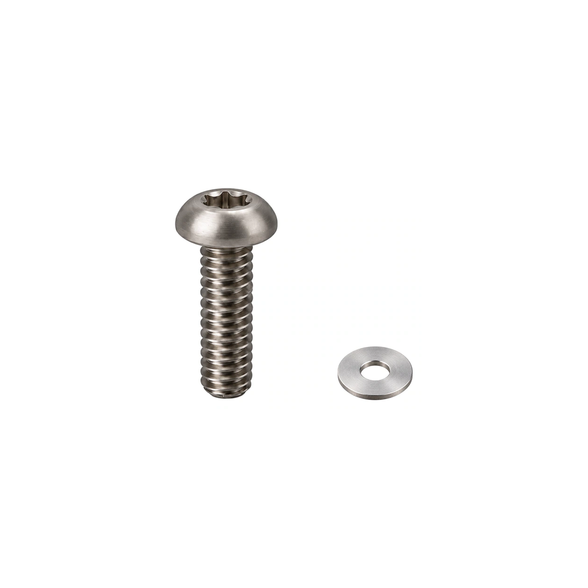 Titanium MRP AMg Chainguide Bolt and Washer — Raw Titanium