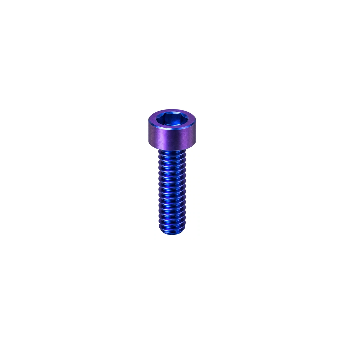 Titanium Hayes Dominion Brake Lever Clamp Bolt — Blue Purple