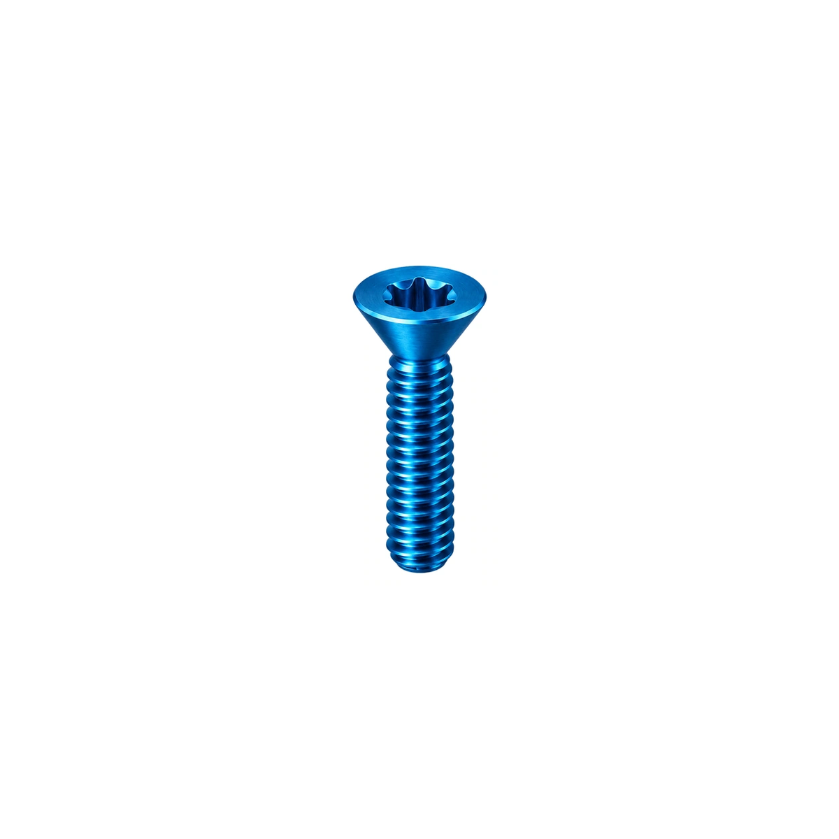 Titanium Pivot Cable Door Bolt — Aqua Blue