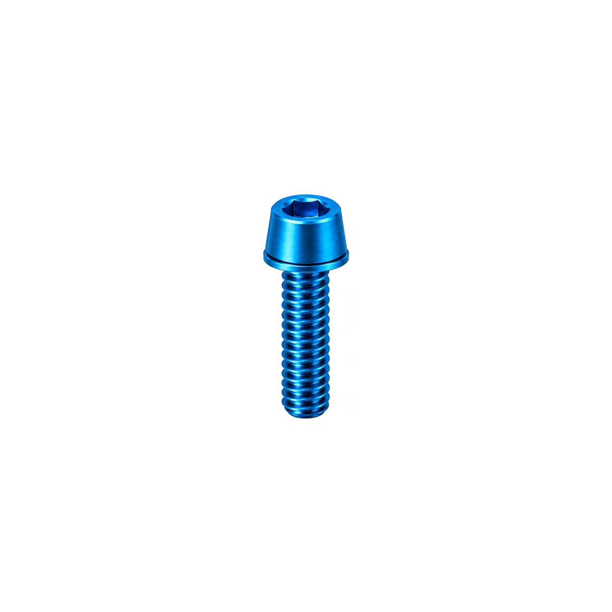 Titanium Pivot Seat Collar Bolt — Aqua Blue