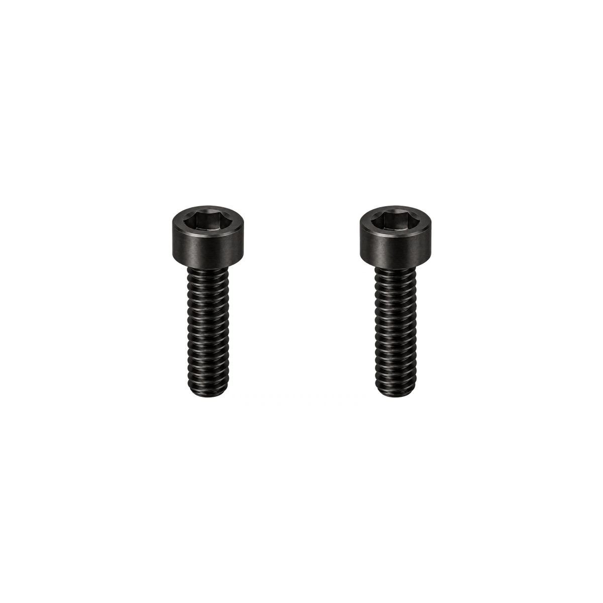 Titanium Integrated Handlebar Computer Mount Bolts — Black