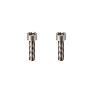 Titanium Integrated Handlebar Computer Mount Bolts — Raw Titanium