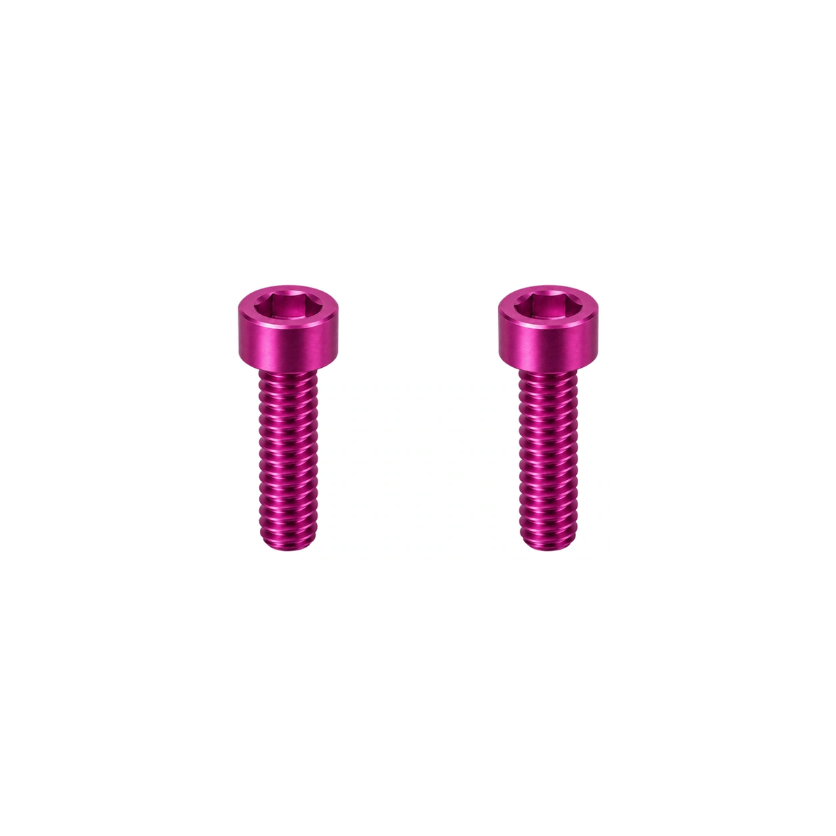Titanium Integrated Handlebar Computer Mount Bolts — Magenta