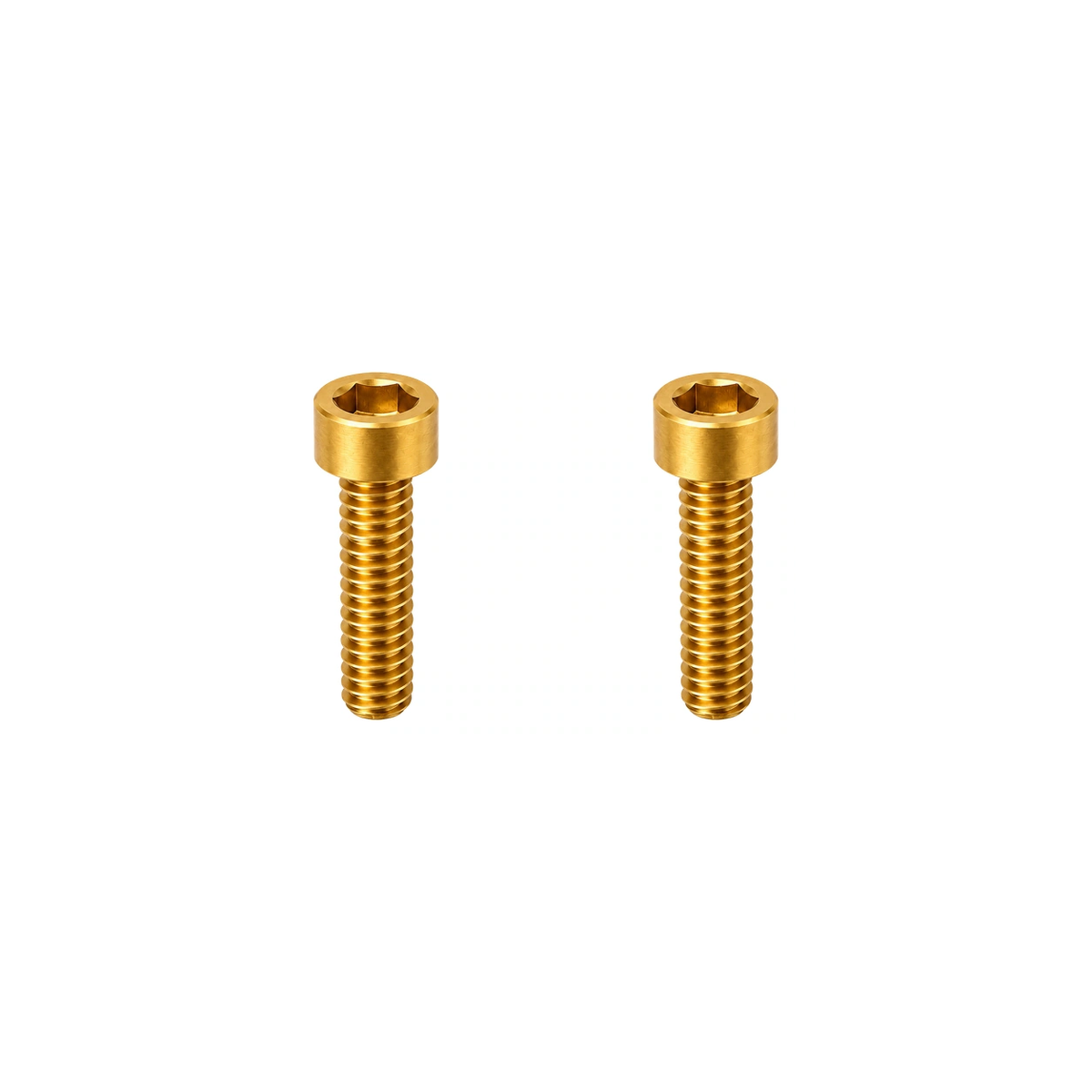 Titanium M4×10 Lock-On Grip Bolts — Gold