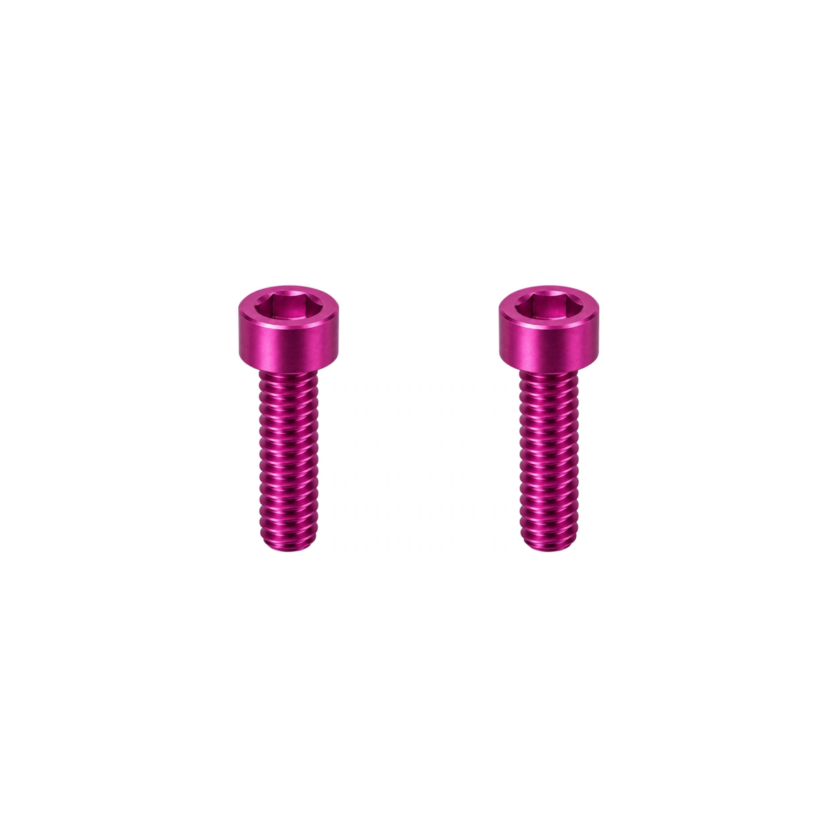 Titanium M4×10 Lock-On Grip Bolts — Magenta