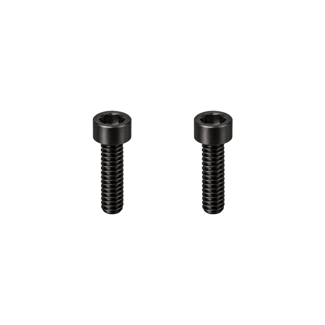 Titanium M4×10 Lock-On Grip Bolts — Raw Titanium