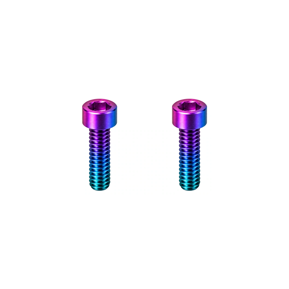 Titanium M4×10 Lock-On Grip Bolts — Candy Gloss