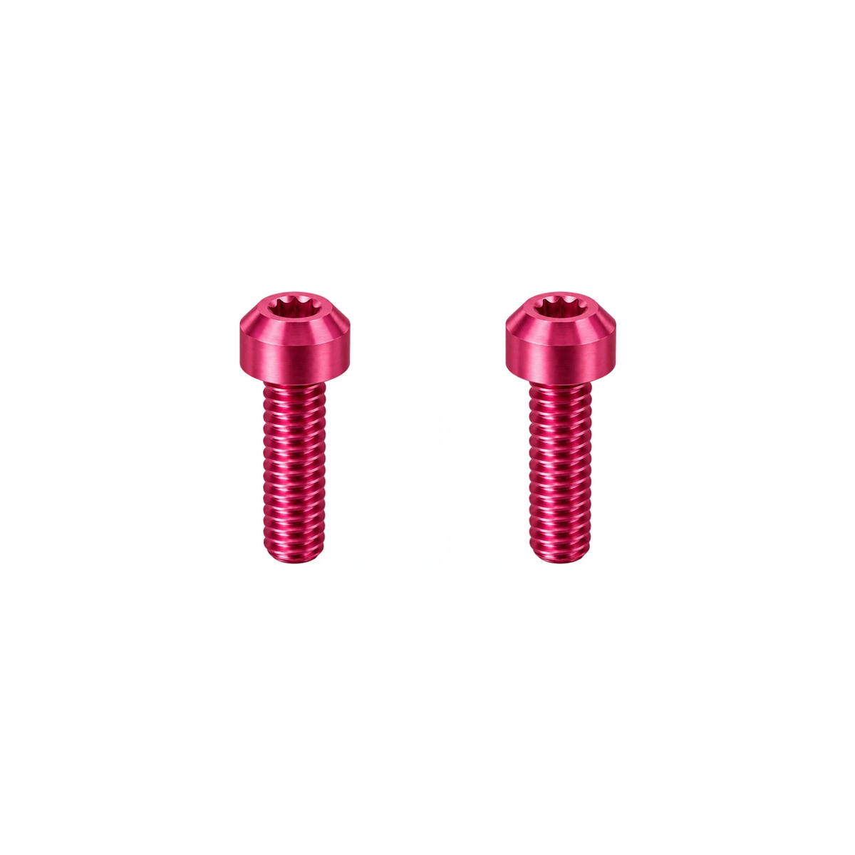 Titanium M6×10 Brake Cable Clamp Bolts — Champagne Pink