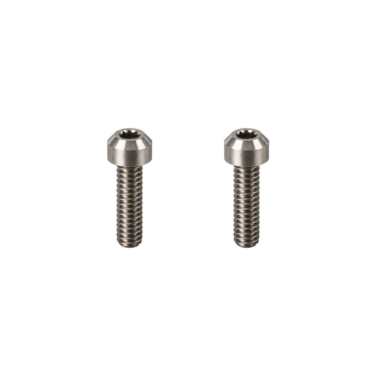 Titanium M6×10 Brake Cable Clamp Bolts — Raw Titanium