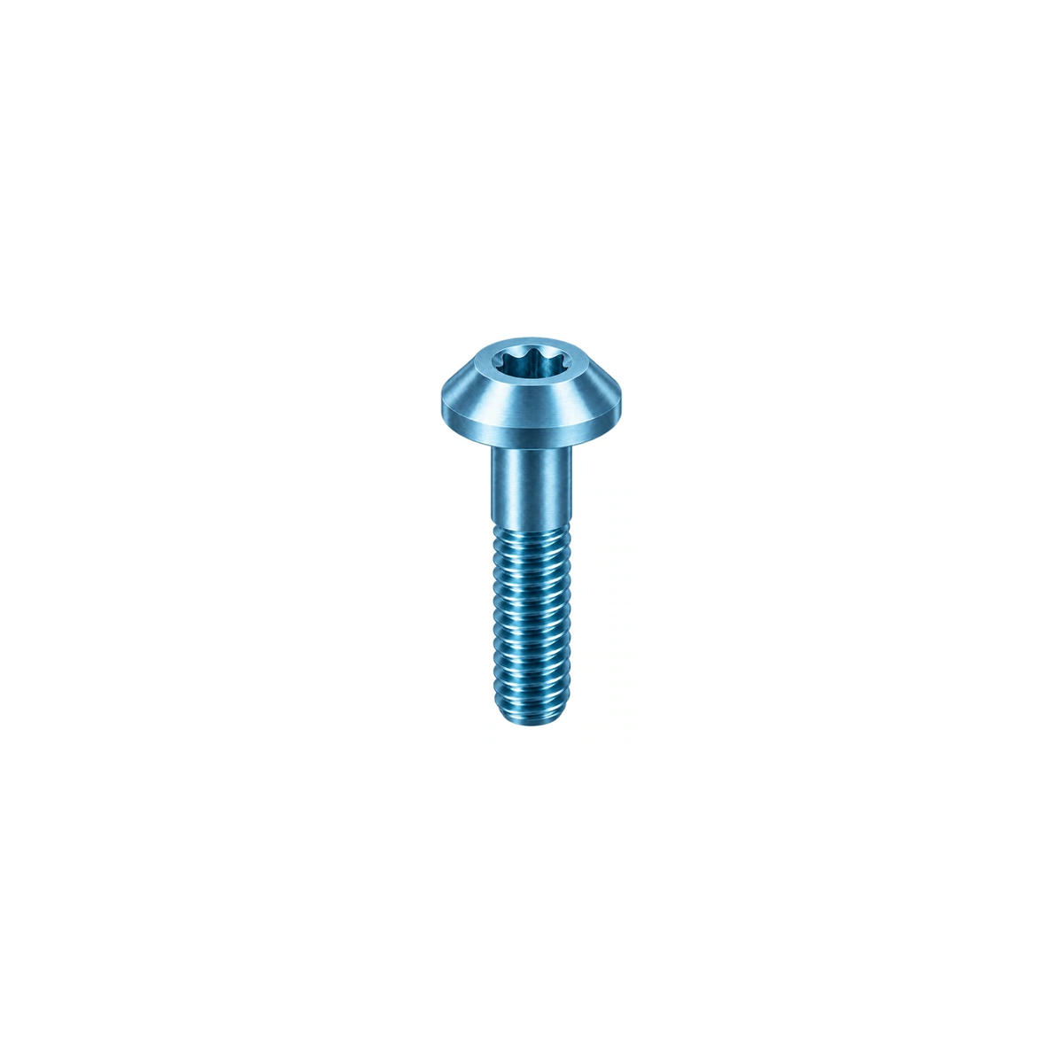 Titanium Shimano MTB Caliper Body Bolt — Ice Blue