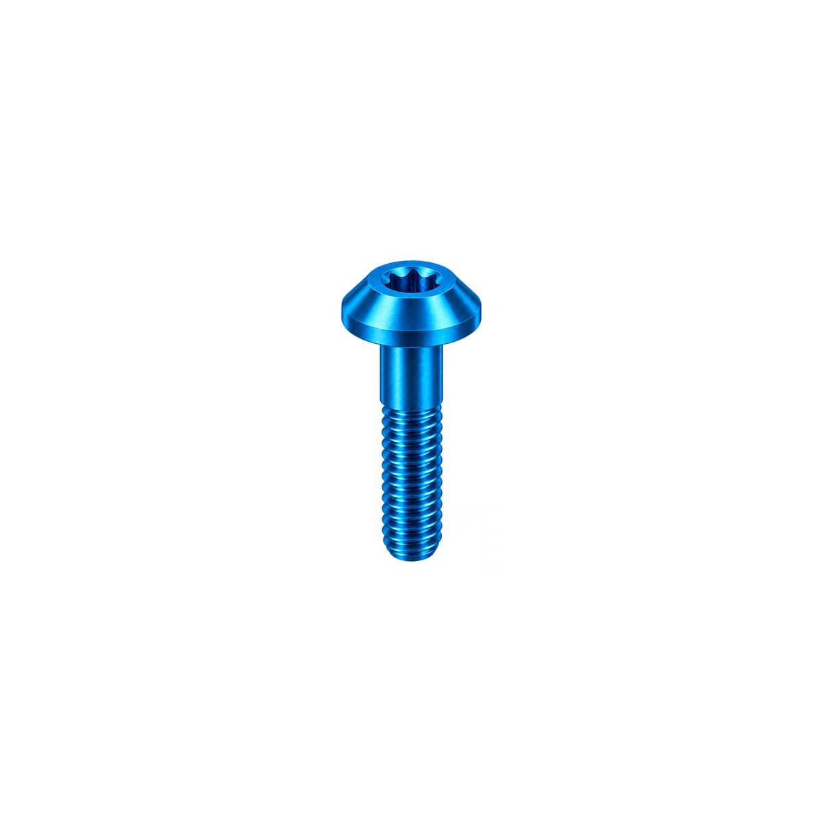Titanium Shimano MTB Caliper Body Bolt — Aqua Blue