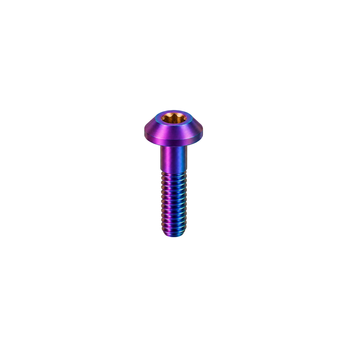 Titanium Shimano MTB Caliper Body Bolt — Rainbow