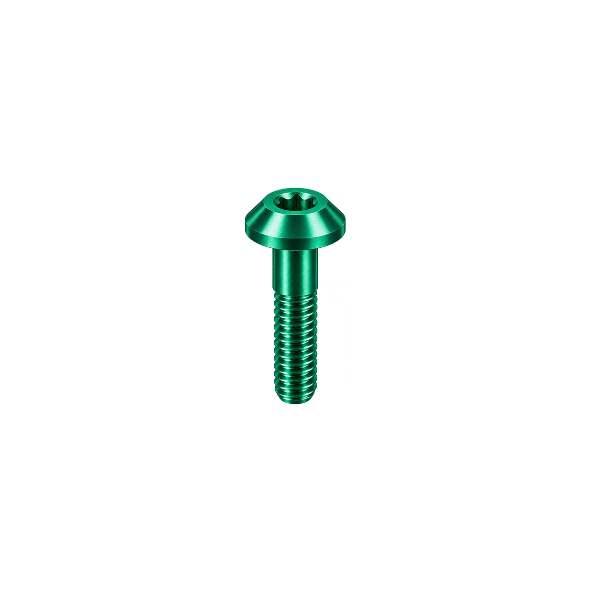 Titanium Shimano MTB Caliper Body Bolt — Green