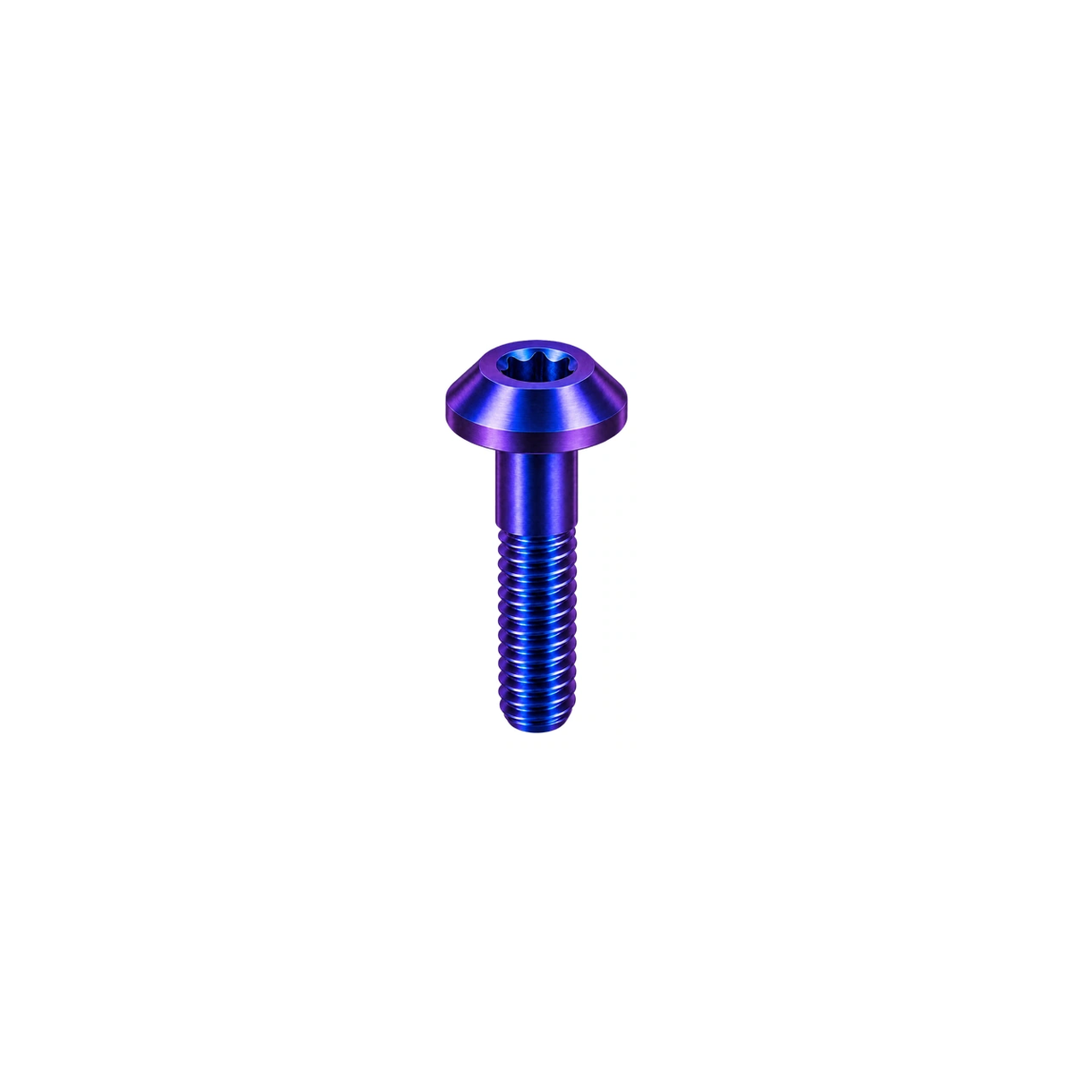 Titanium Shimano MTB Caliper Body Bolt — Blue Purple
