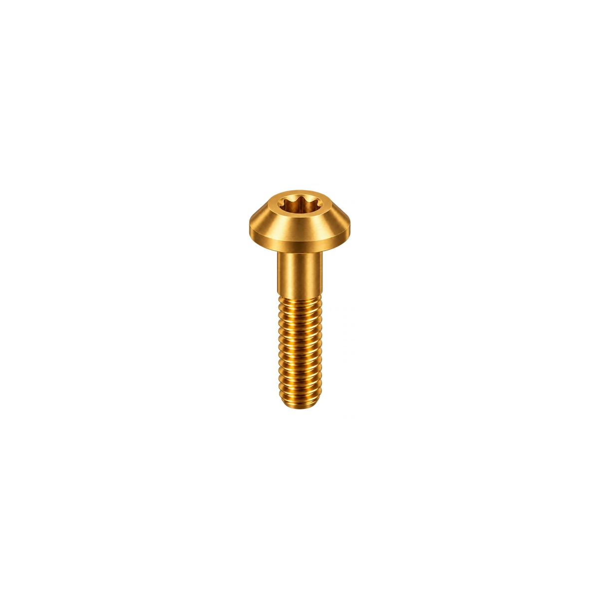 Titanium Shimano MTB Caliper Body Bolt — Gold