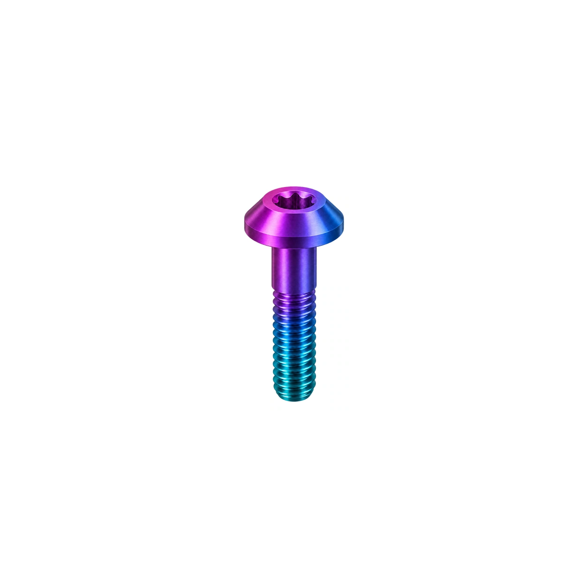 Titanium Shimano MTB Caliper Body Bolt — Candy Gloss
