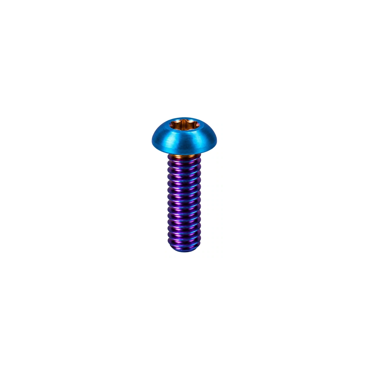 Titanium Camera Mount Pivot Bolts — Burnt Blue