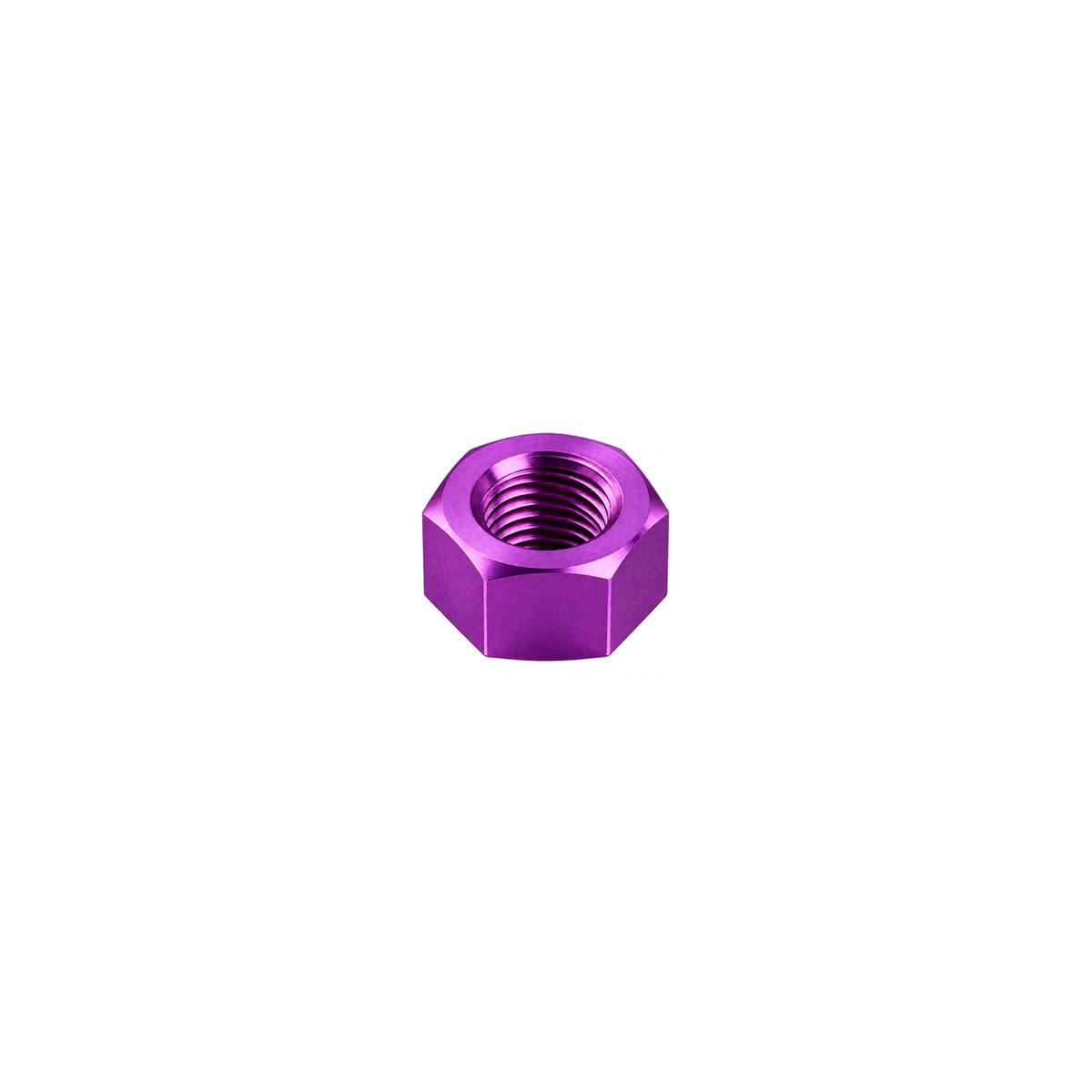 Titanium M5 Camera Mount Hex Nut — Purple