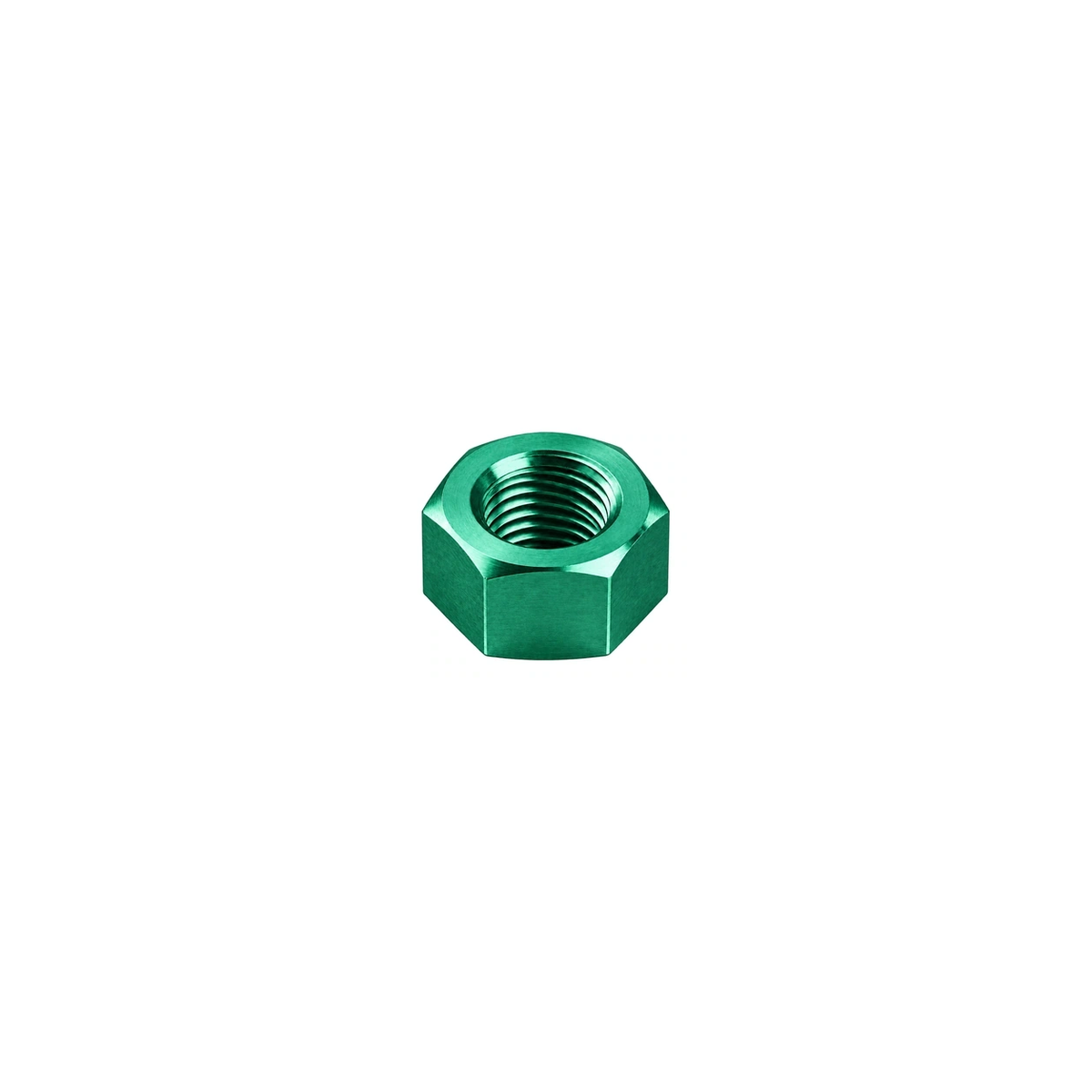 Titanium M5 Camera Mount Hex Nut — Green