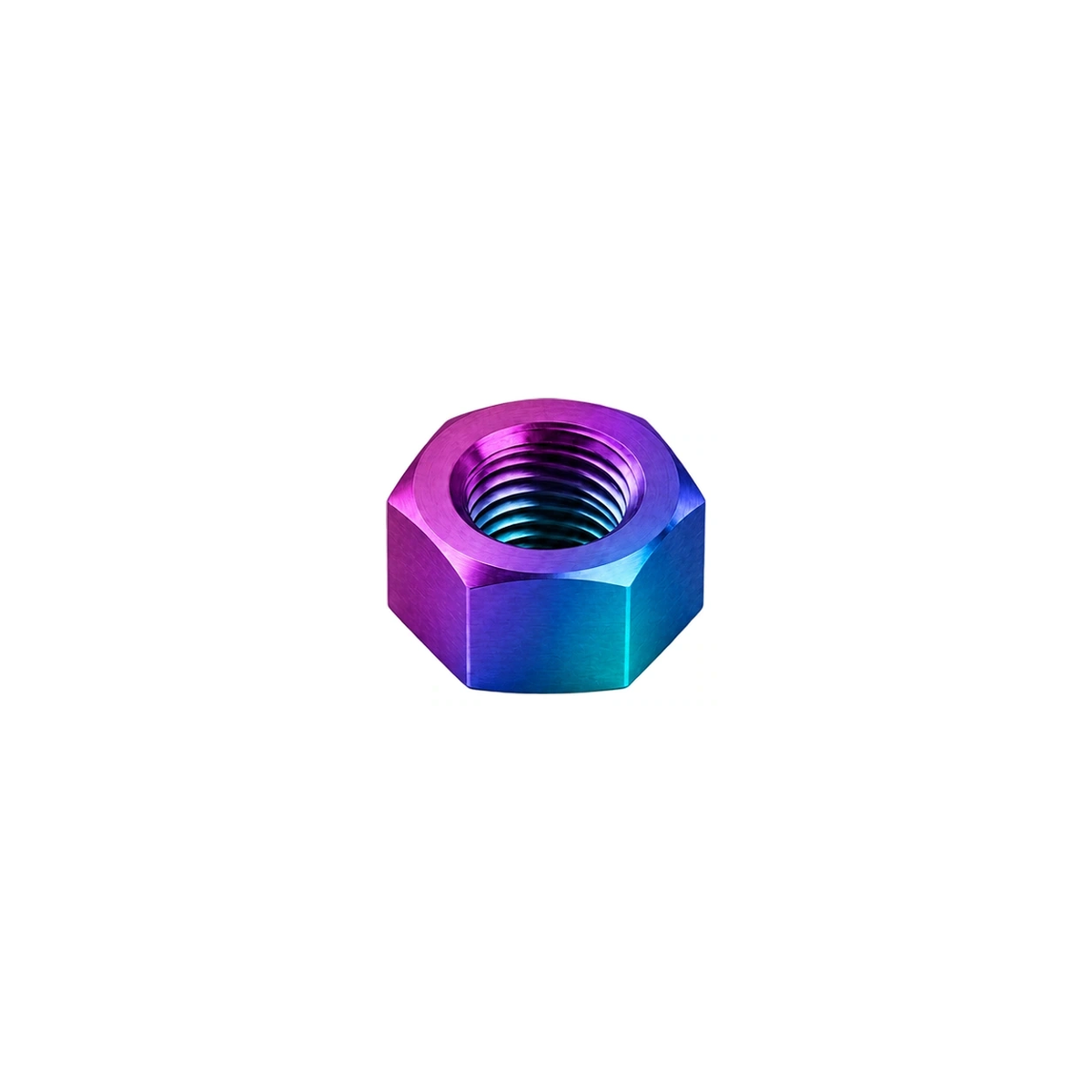 Titanium M5 Camera Mount Hex Nut — Candy Matte