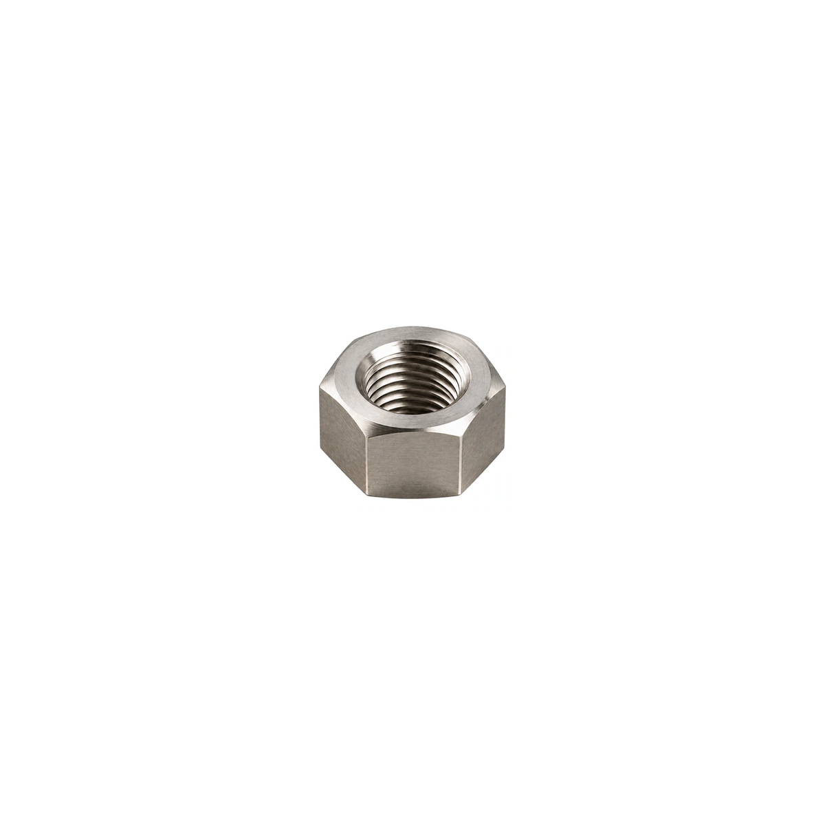 Titanium M5 Camera Mount Hex Nut — Raw Titanium