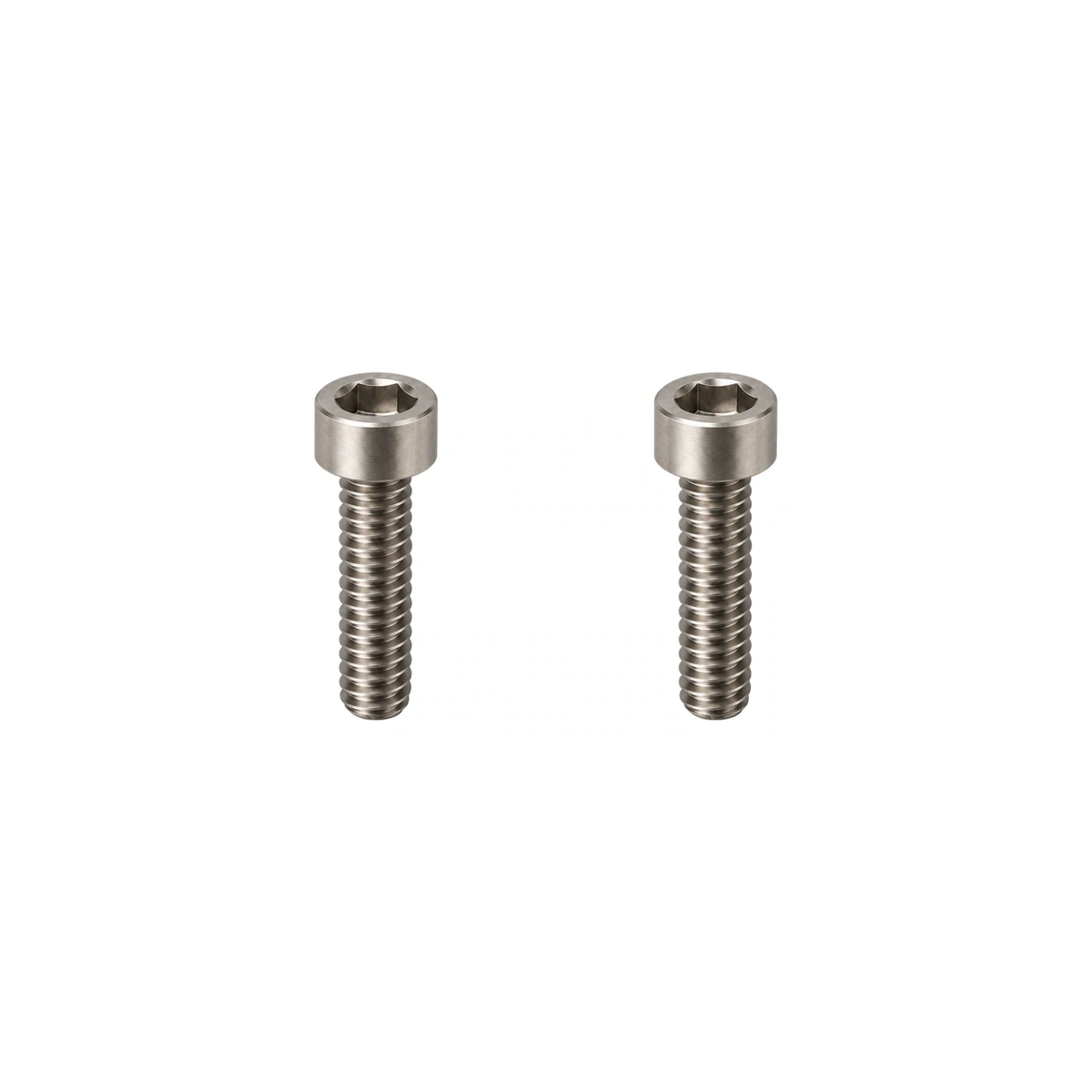 Titanium M3×8 Accessory Bracket Screws — Raw Titanium