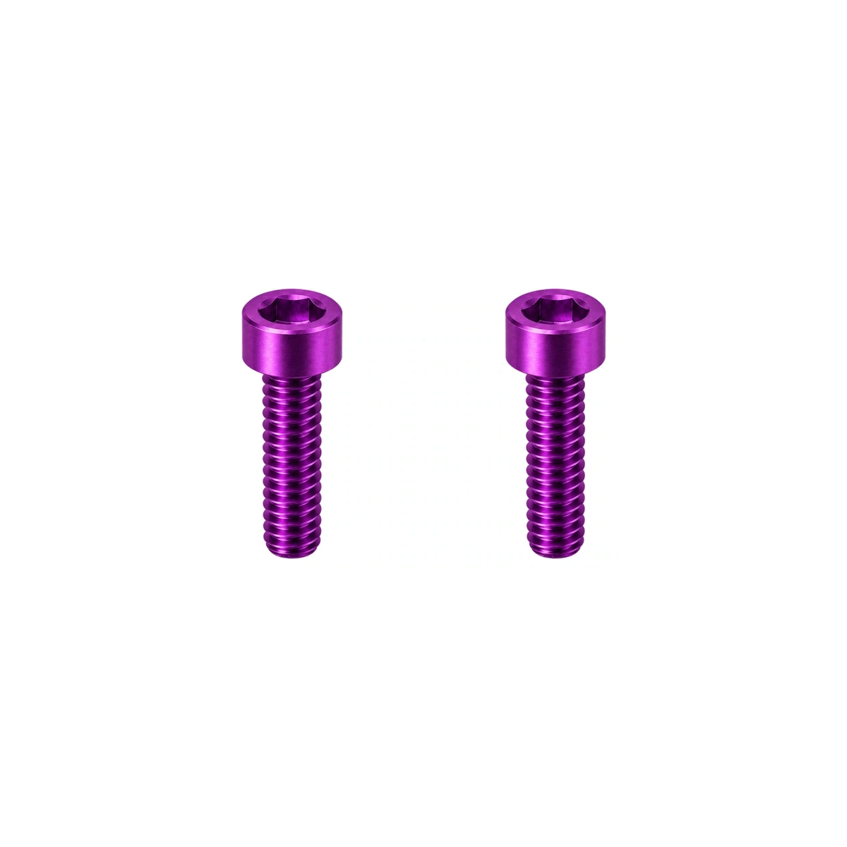 Titanium M3×8 Accessory Bracket Screws — Purple