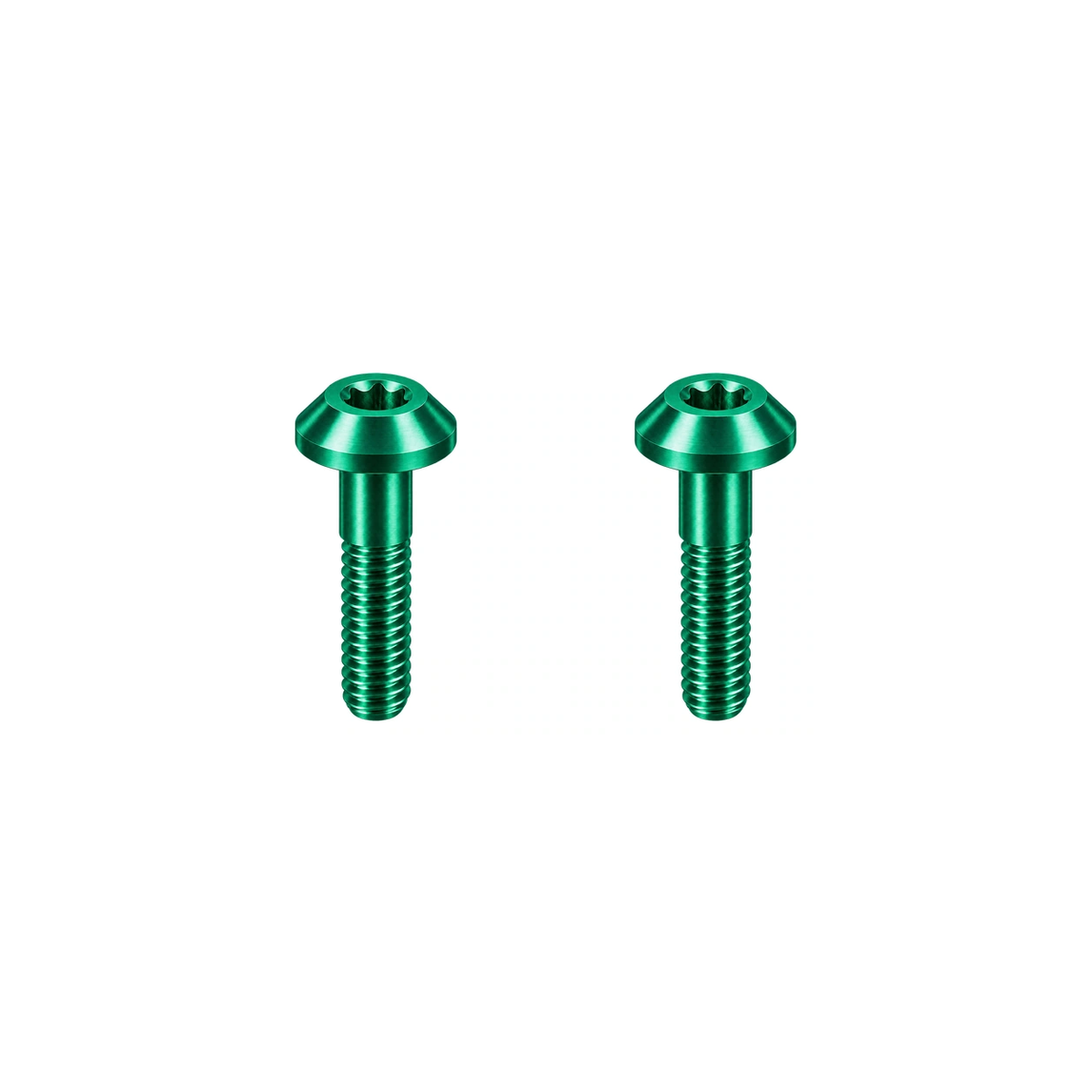 Titanium SRAM Road Caliper Body Bolts — Green