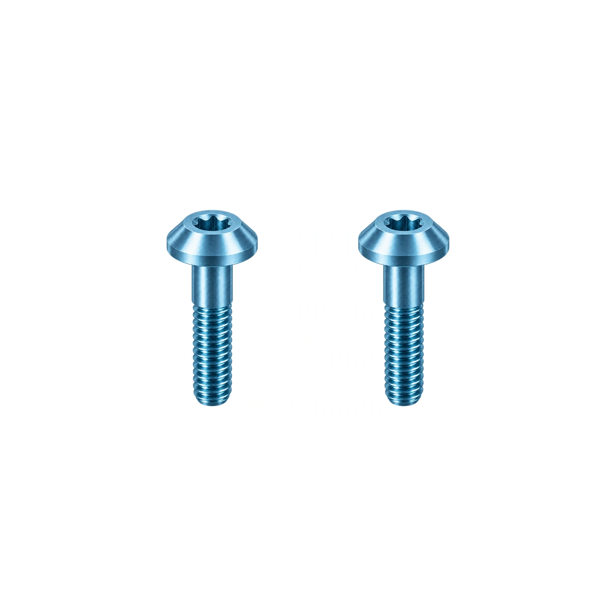 Titanium SRAM Road Caliper Body Bolts — Ice Blue
