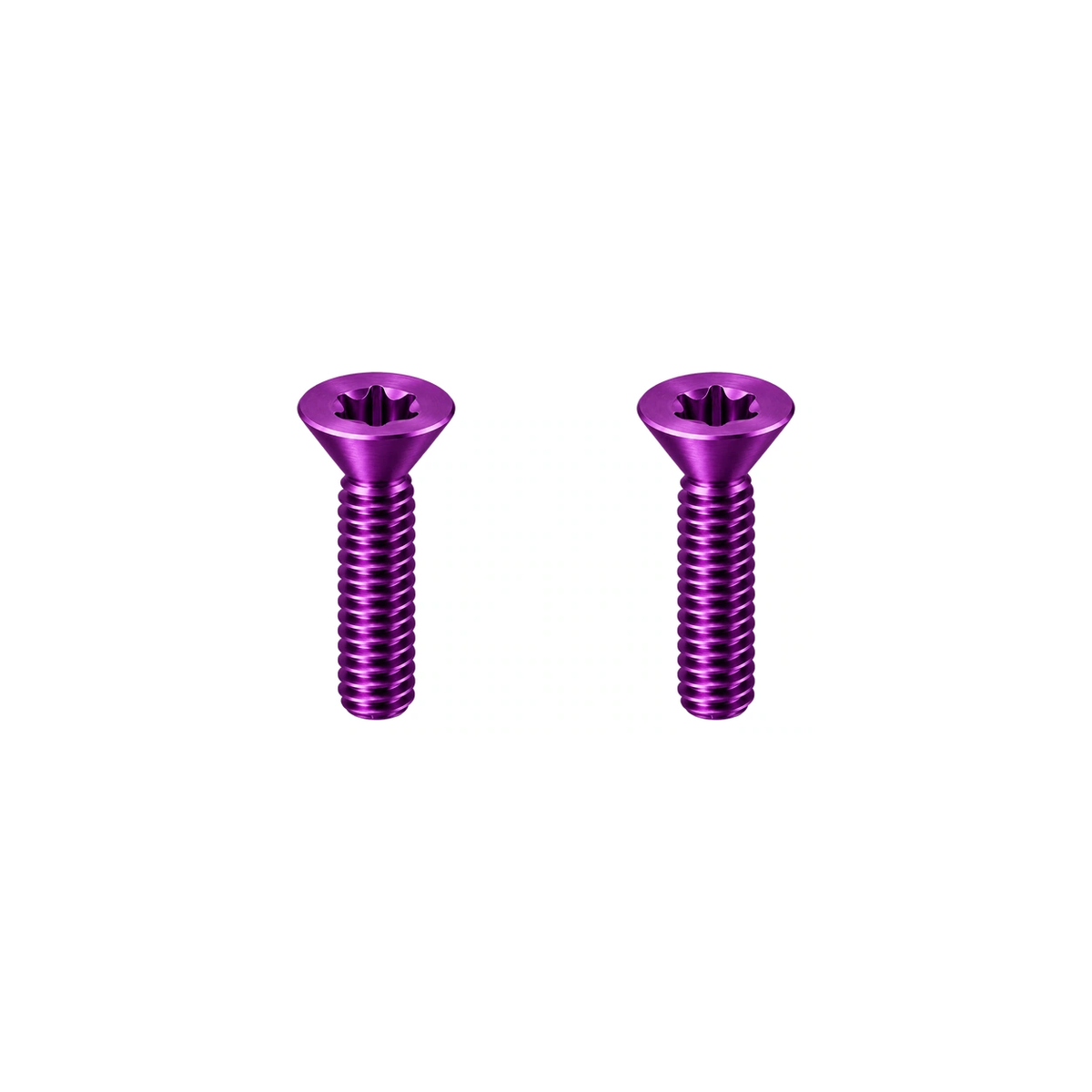 Titanium Specialized Front Derailleur Hanger Bolts — Purple