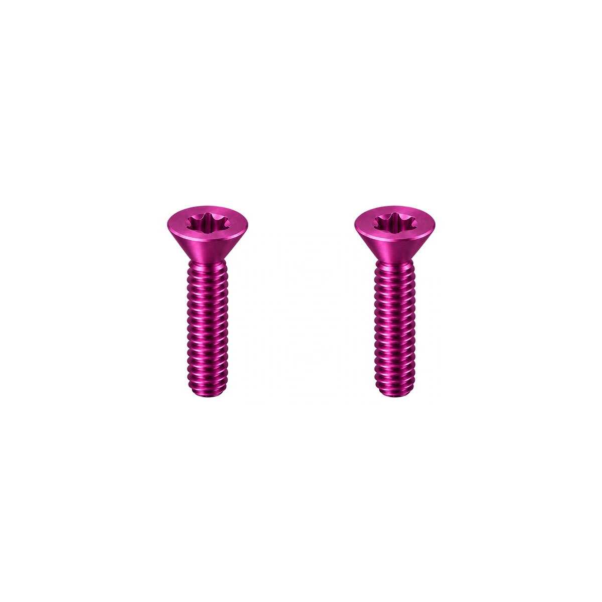 Titanium Specialized Front Derailleur Hanger Bolts — Magenta