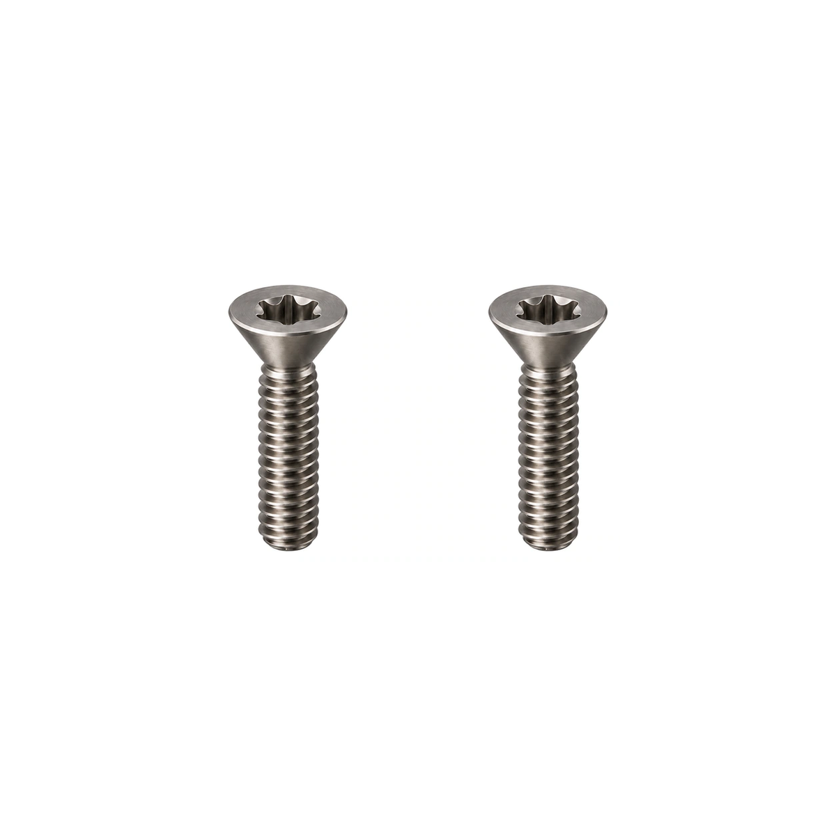 Titanium Specialized Front Derailleur Hanger Bolts — Raw Titanium
