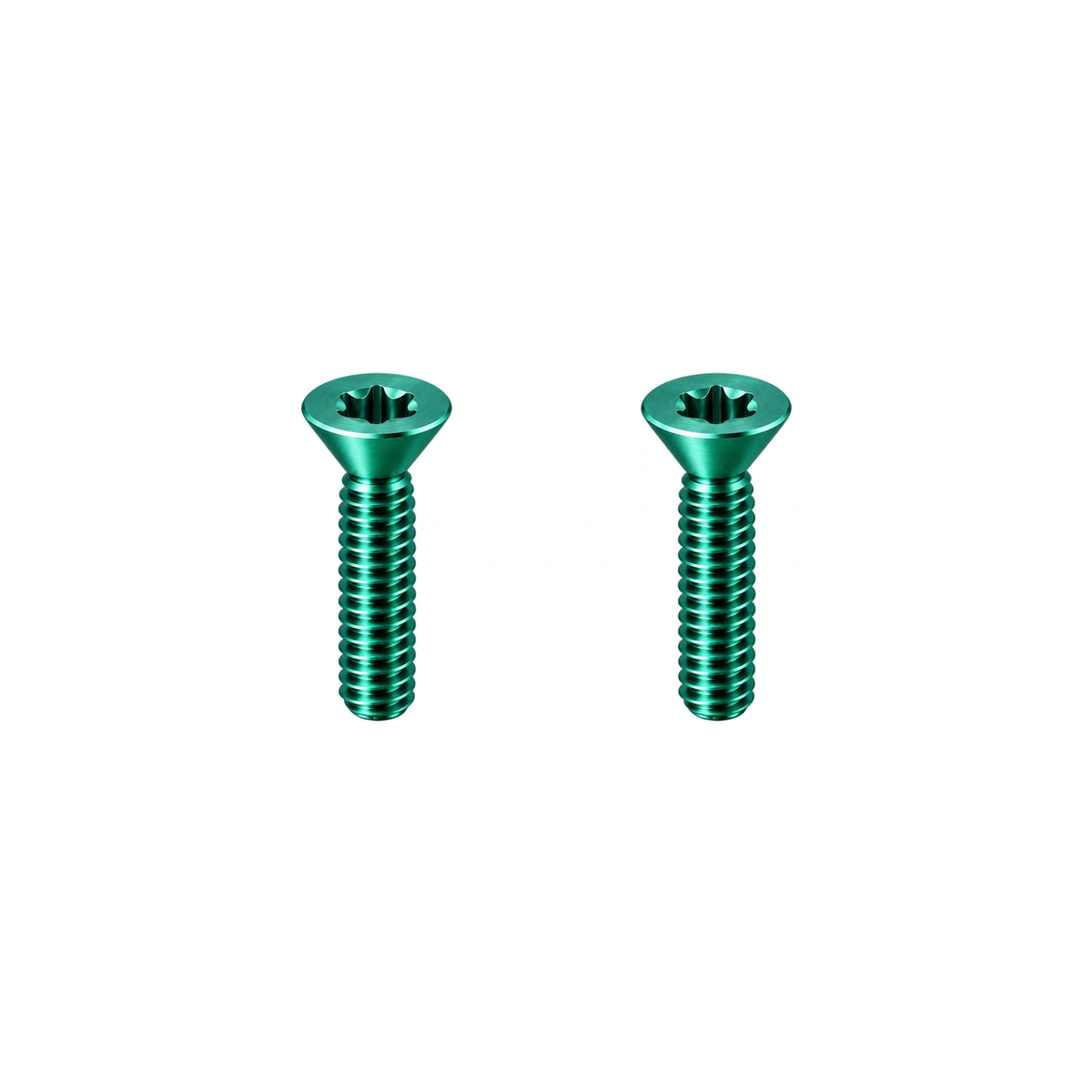 Titanium Specialized Front Derailleur Hanger Bolts — Green