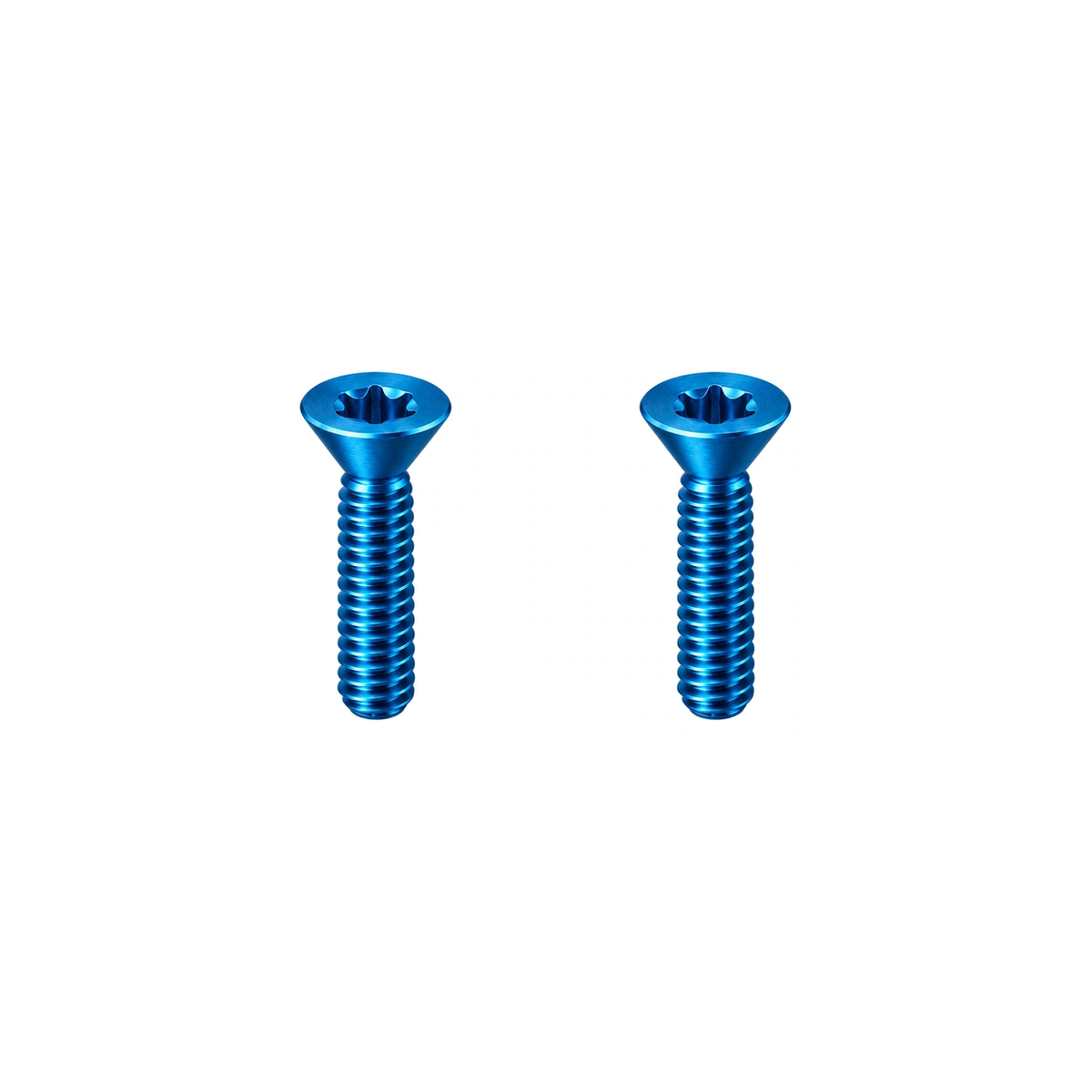 Titanium Specialized Front Derailleur Hanger Bolts — Aqua Blue