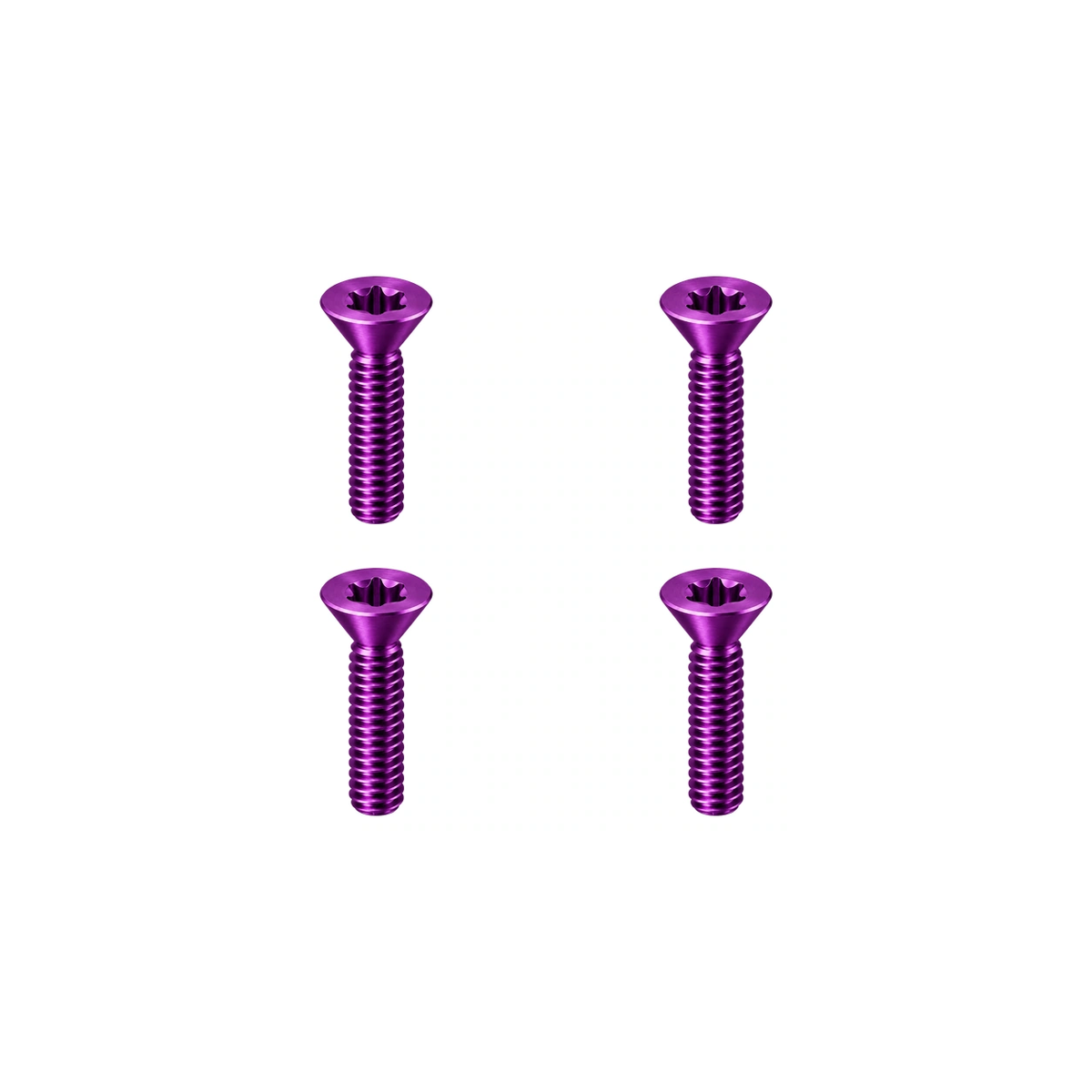 Titanium Canyon CP0018 Handlebar Screws — Purple