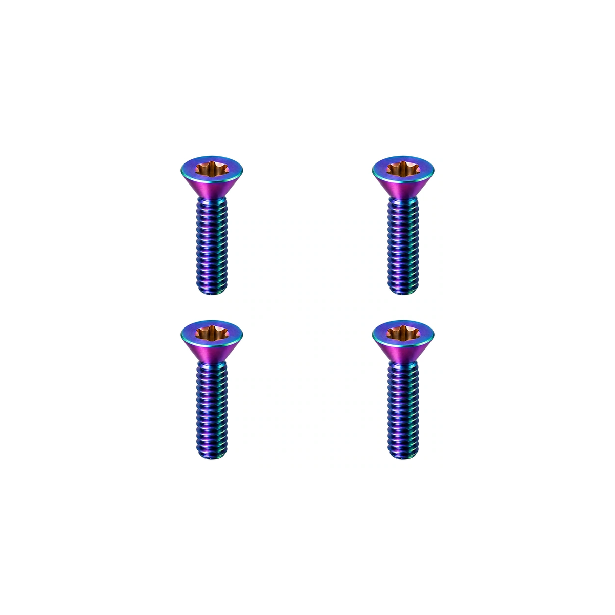 Titanium Canyon CP0018 Handlebar Screws — Rainbow