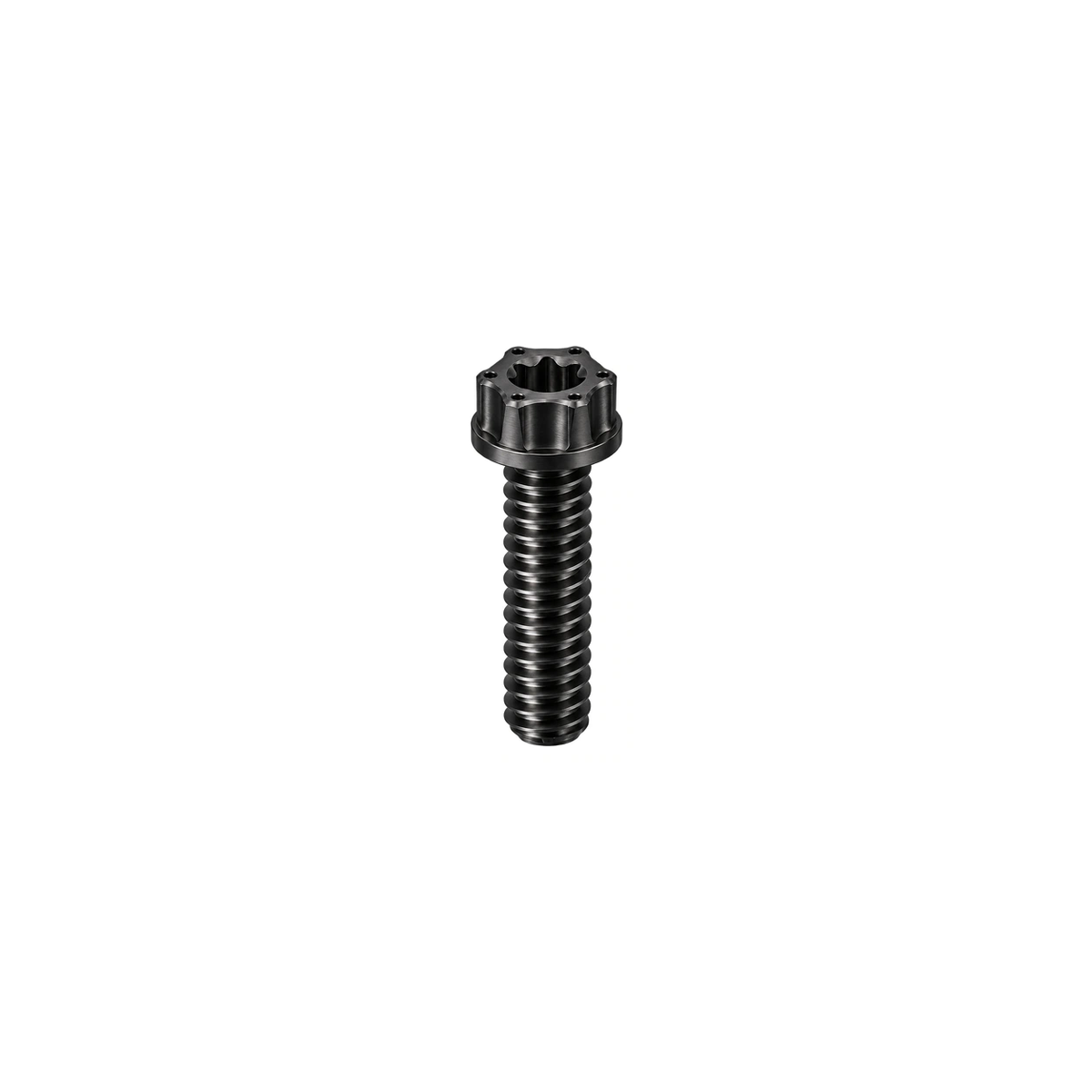 Titanium Saddle Clamp Adjustment Bolts — Black