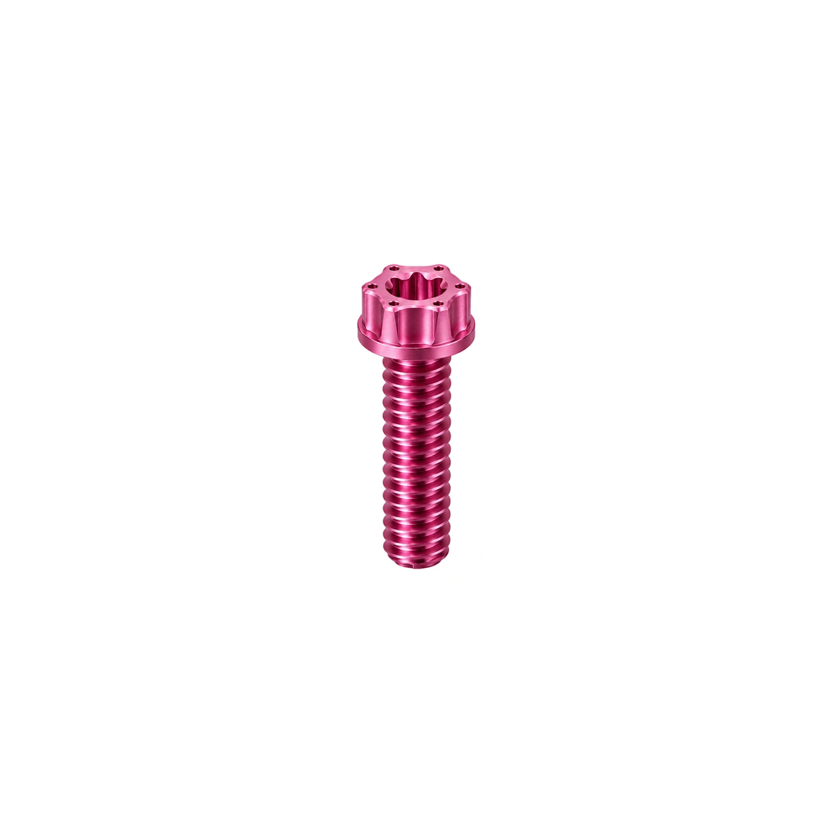 Titanium Saddle Clamp Adjustment Bolts — Champagne Pink