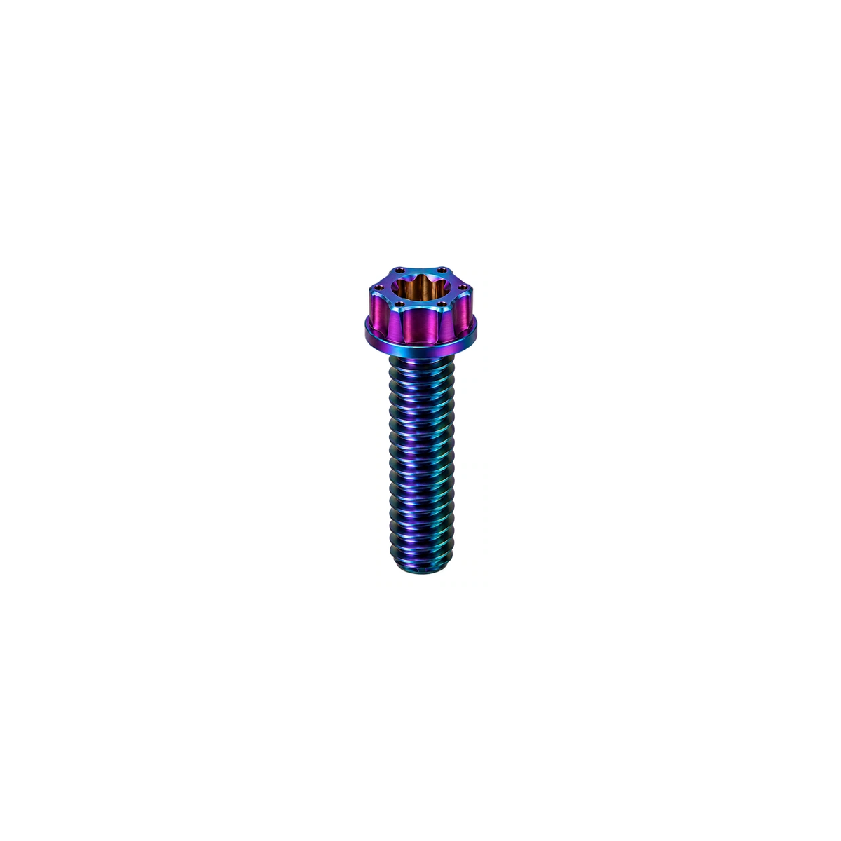 Titanium Saddle Clamp Adjustment Bolts — Rainbow