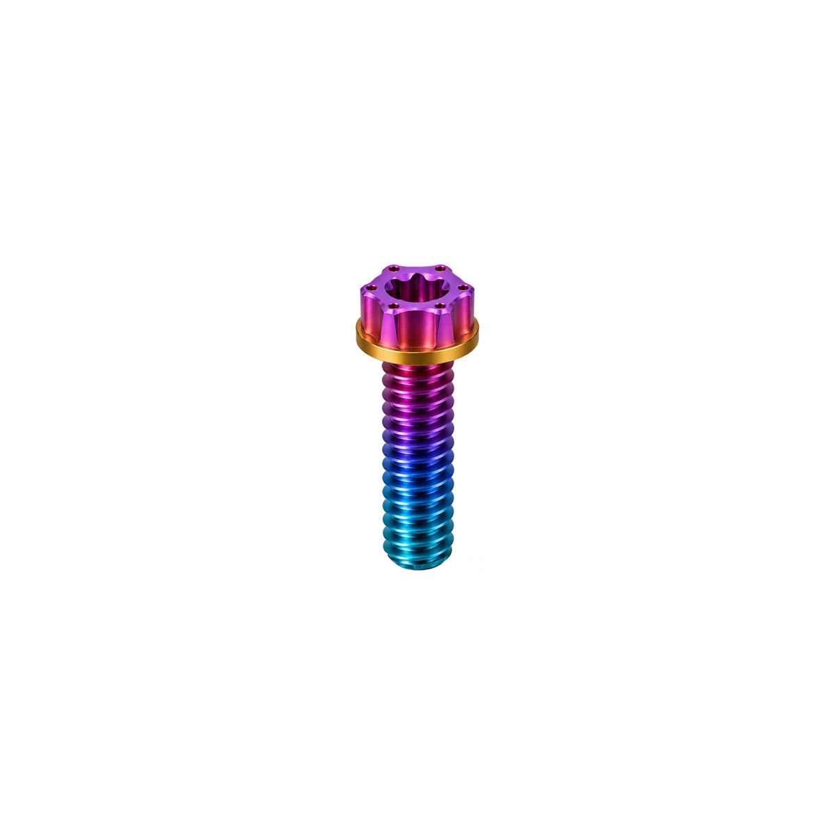 Titanium Saddle Clamp Adjustment Bolts — Candy Matte
